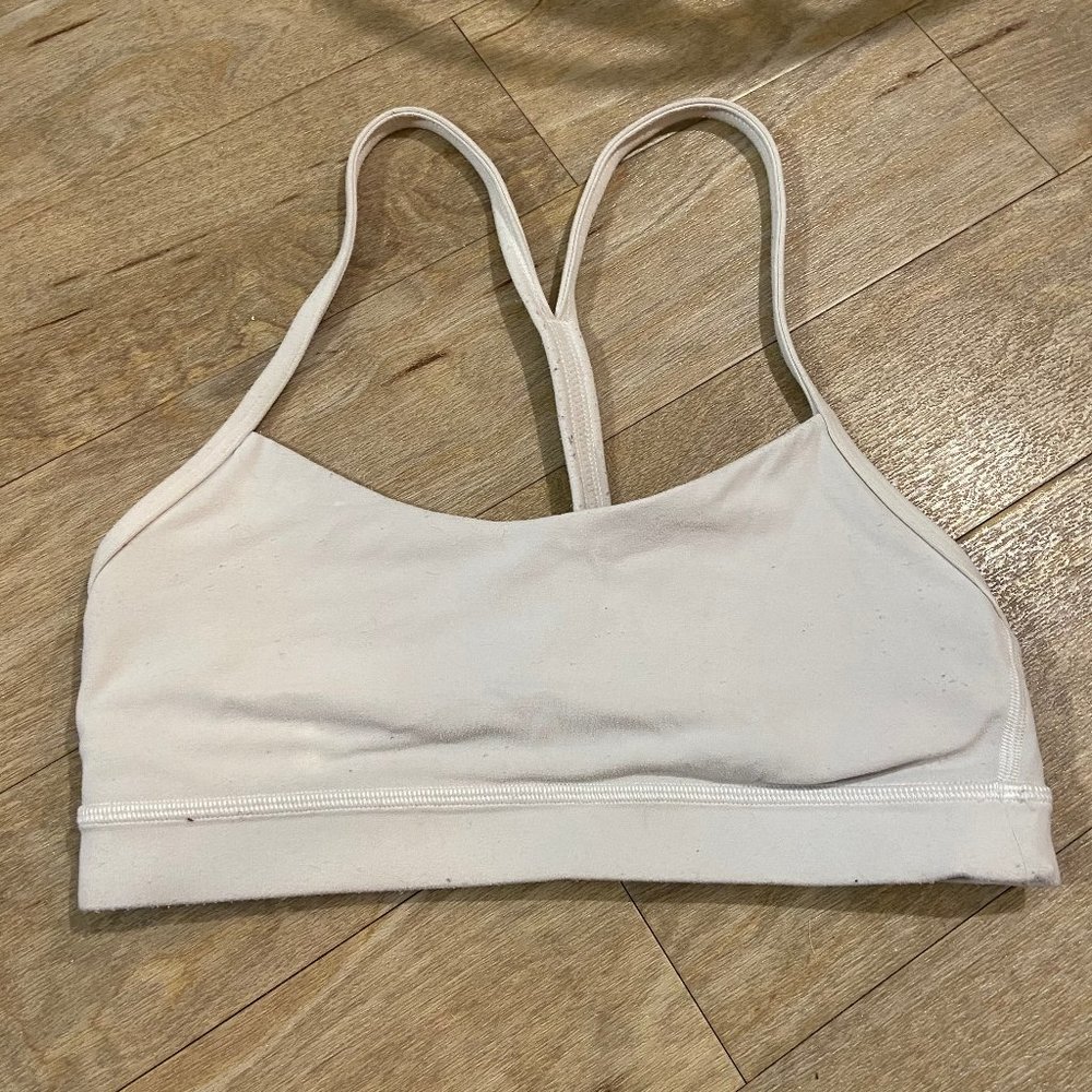 lululemon Flow Y Bra white